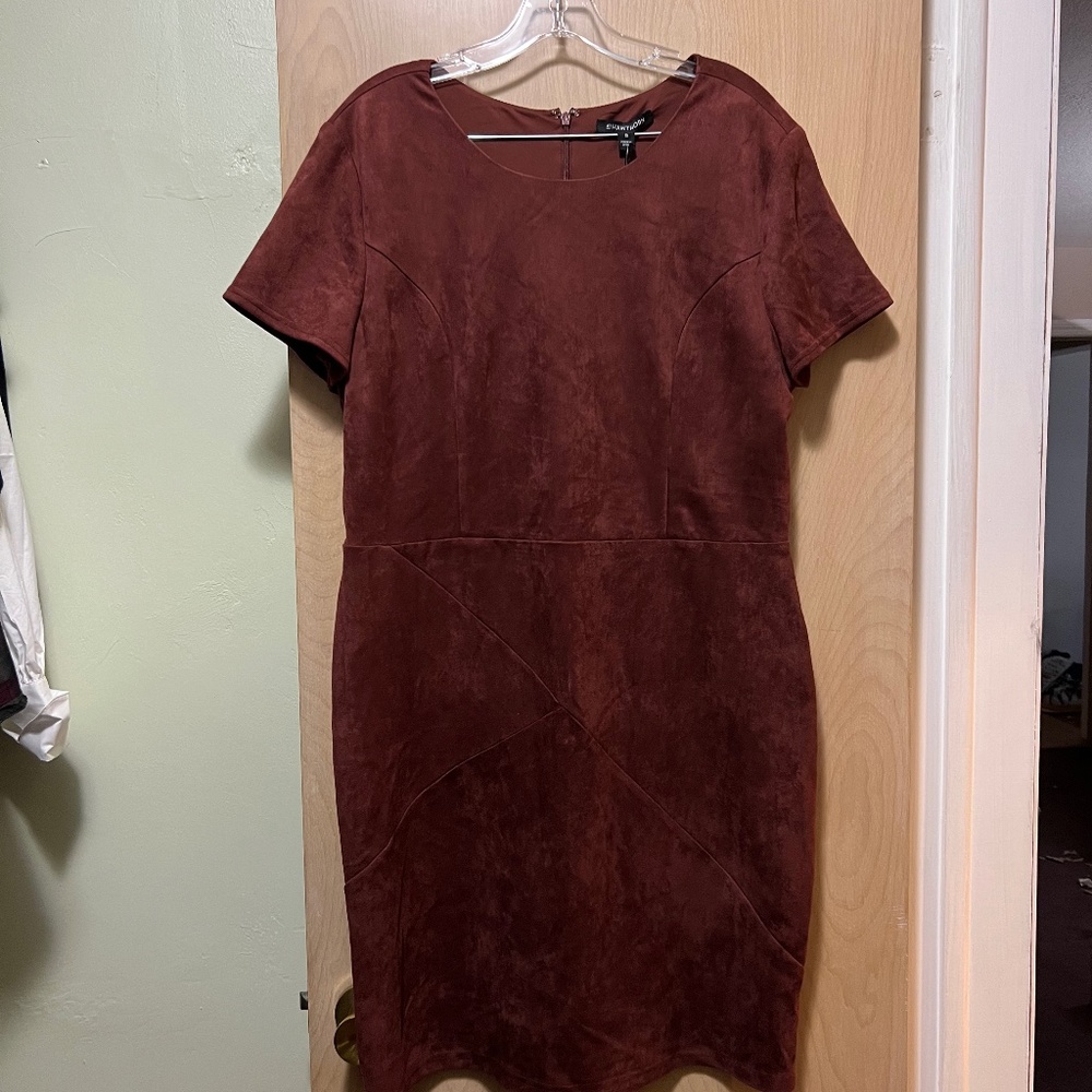 NWT 41Hawthorn Bowie Faux Suede dress